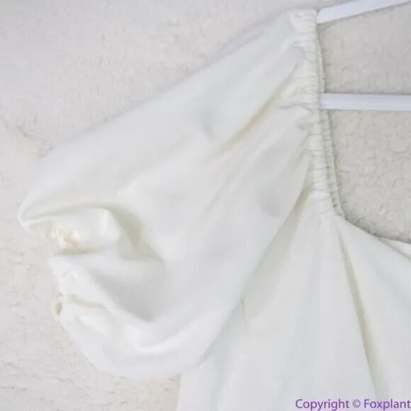 Eloquii white off the shoulder‎ bodycon dress, 24